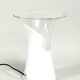 Huge 1960s italian two-piece Murano glass mushroom table lamp by Vistosi