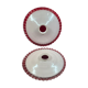 Ceiling lampshade, old opaline glass serrated 25.5 cm set of 2