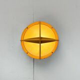 Mid-century Danish metal outdoor wall lamp model Pirate by Eva Koppel, Nils Koppel, Gert Edstrand for Nordisk Solar, 1960s.
