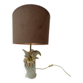 Lampe de table en céramique Bassano Hollywood Regency Italie, années 1970