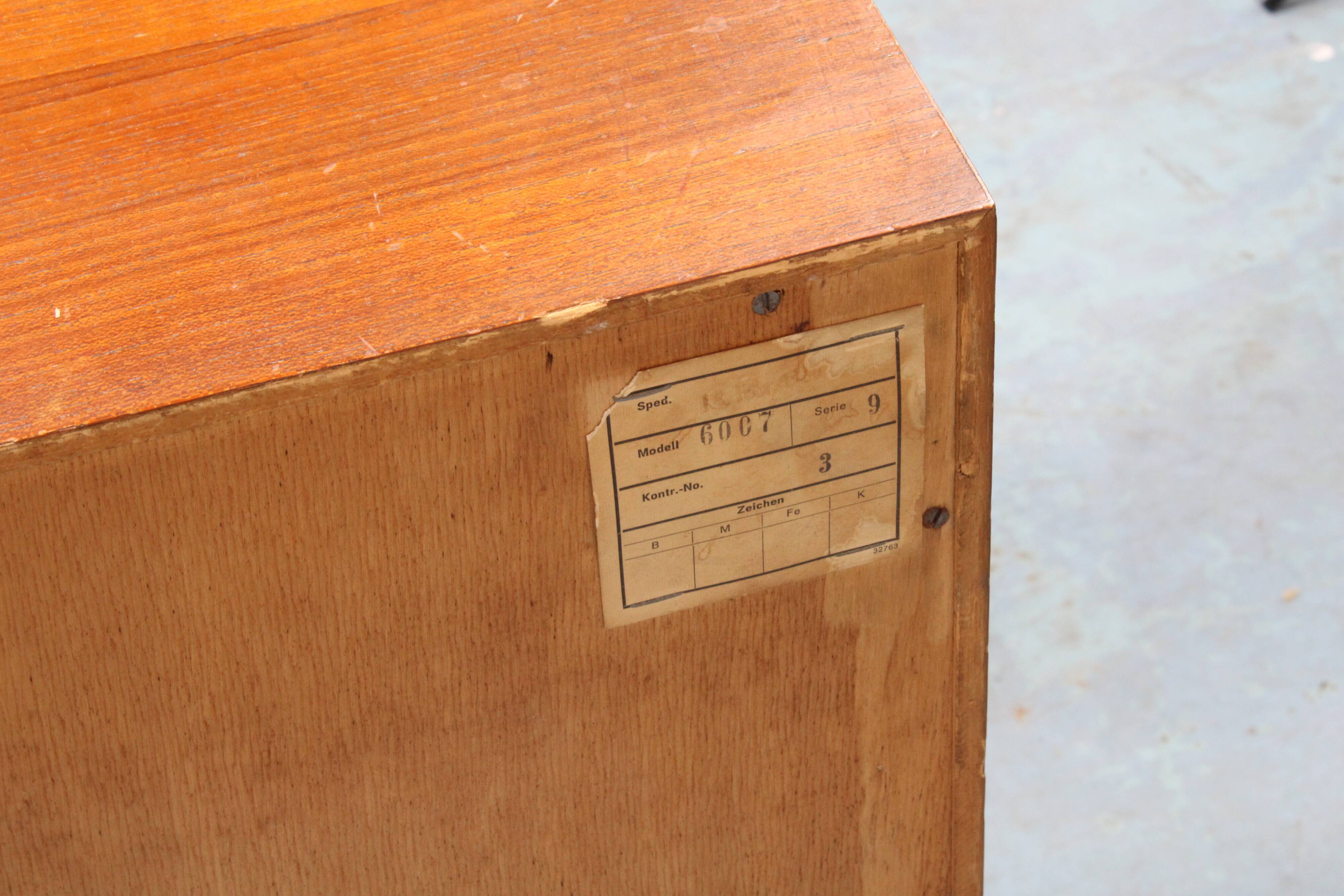 Storage cabinet 2 doors 1960 SWISS TEAK
