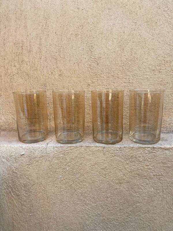 Iridescent vintage glasses