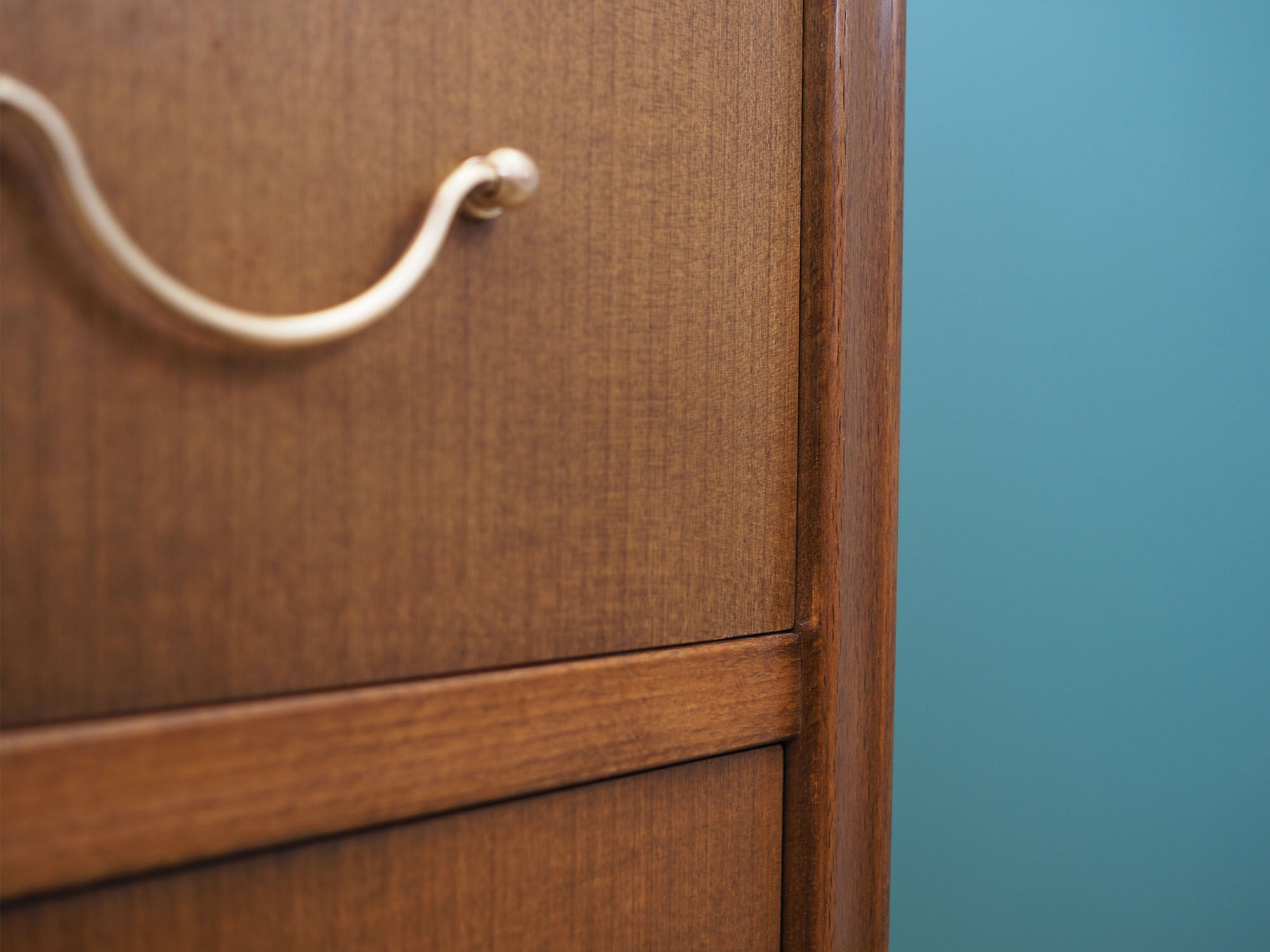 Walnut chest of drawers, Danish design, 60s, made in Denmark