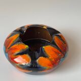 Grand cendrier vintage en céramique