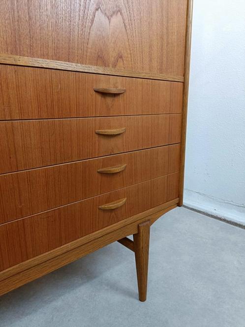 Vintage Scandinavian teak wall unit