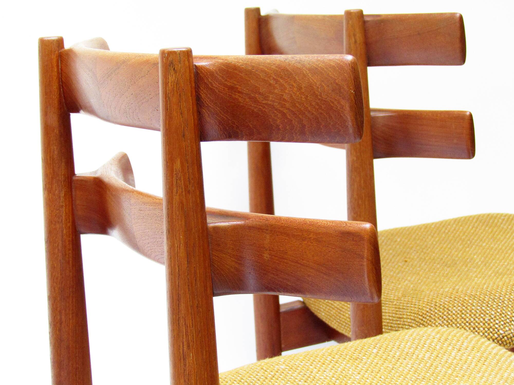 Five 1960s Danish Model 30 Dining Chairs by Poul Hundevad