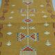 Yellow in 105x65cm wool Kilim rug