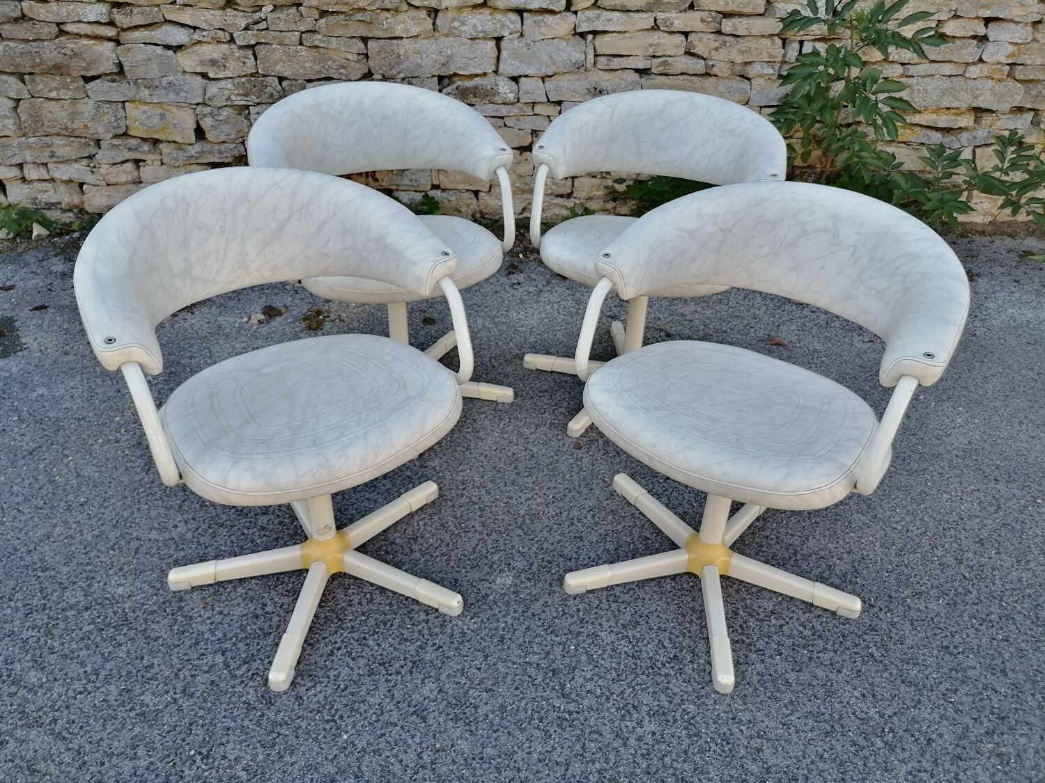 Vintage barber chair suite