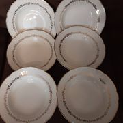 Set of 6 Willeroy and Boch soup plates