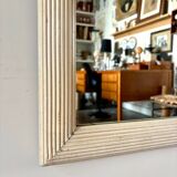 Miroir en bois beige