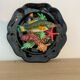 Assiette en barbotine