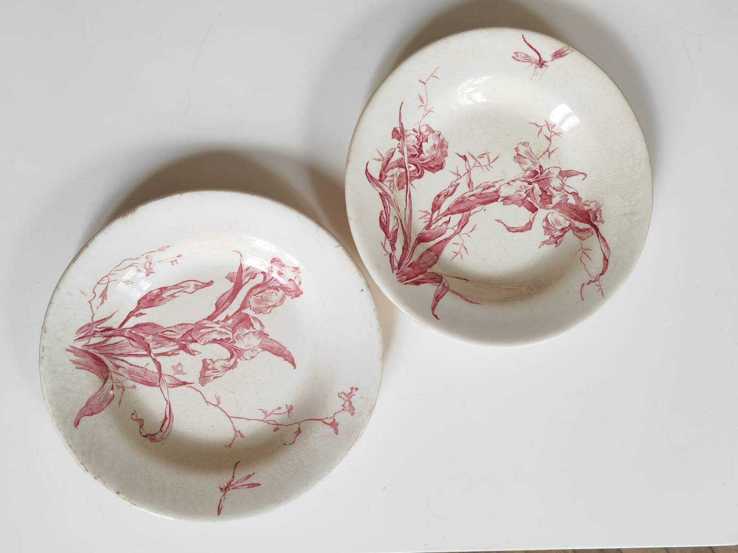 2 Iris iron earth plates