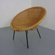 Mid-Century Modern Wicker Chair by Paul McCobb, USA, 1950s