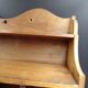 Walnut wall shelf, circa 1920/1930