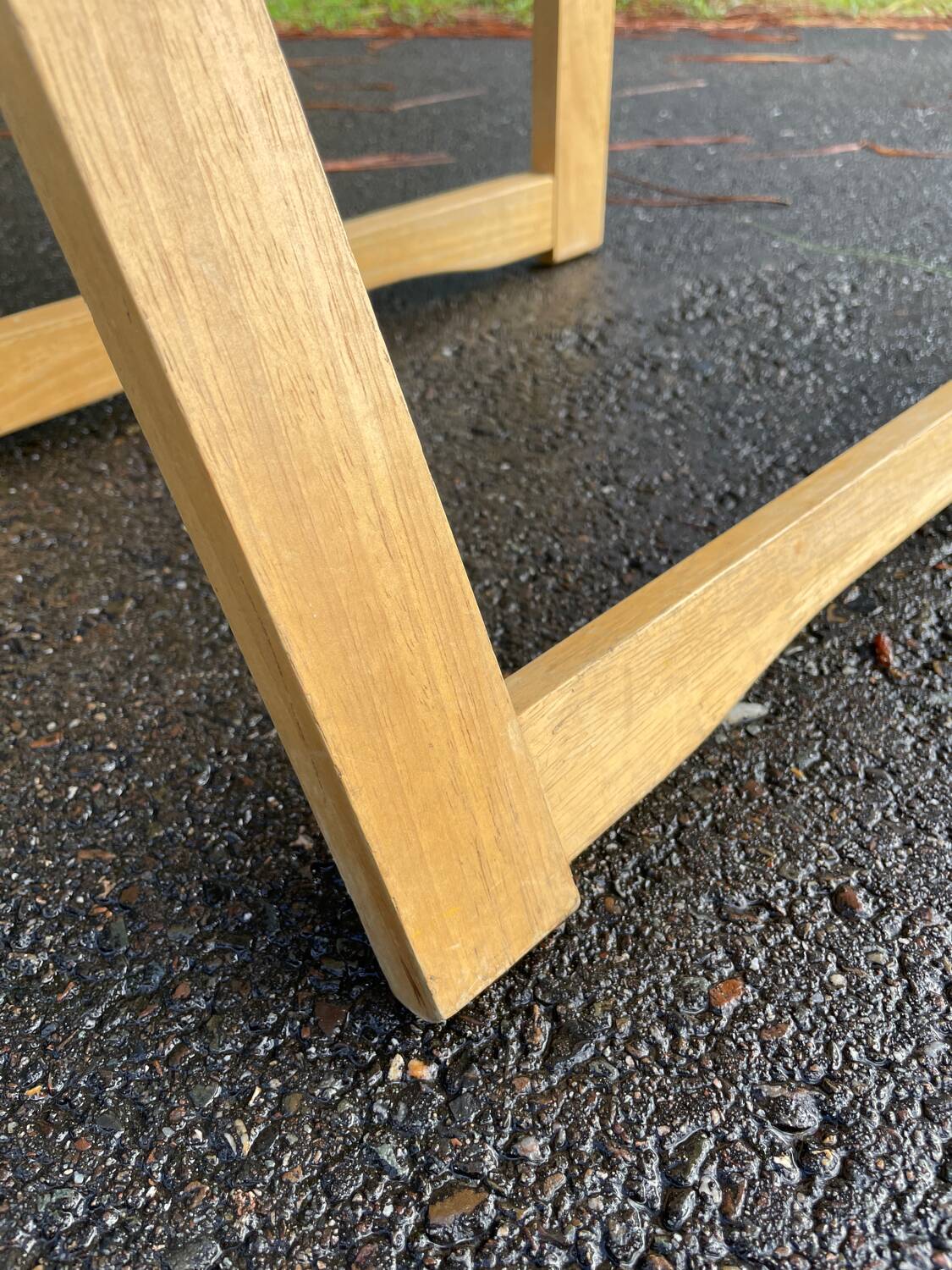 Wooden folding chair 1980