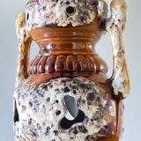 Lamp ceramic fat lava double lighting 70s