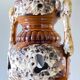 Lamp ceramic fat lava double lighting 70s