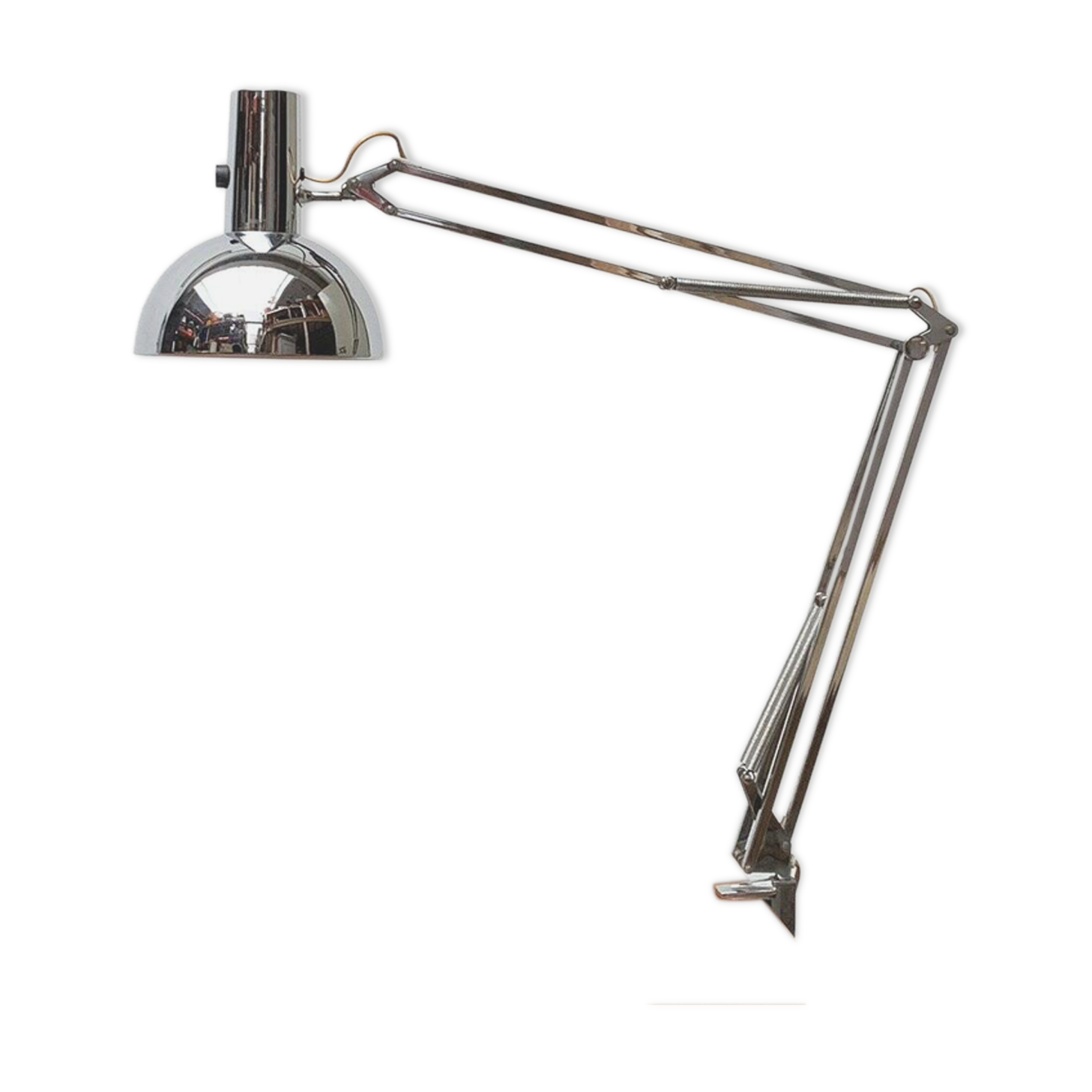 Louis Poulsen Chrome IT Desk Lamp, 1970s