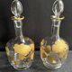 Golden liqueur service - Baccarat