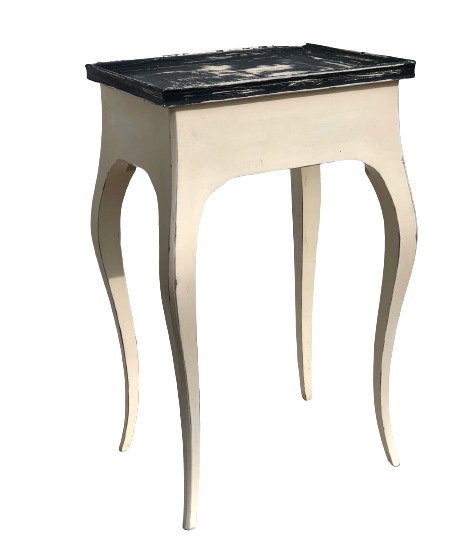 Wooden pedestal table