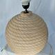 Vintage ceramic lamp base kostka h: 37 cm
