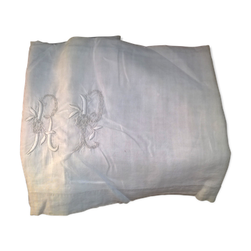 Drap ancien "au monogramme"