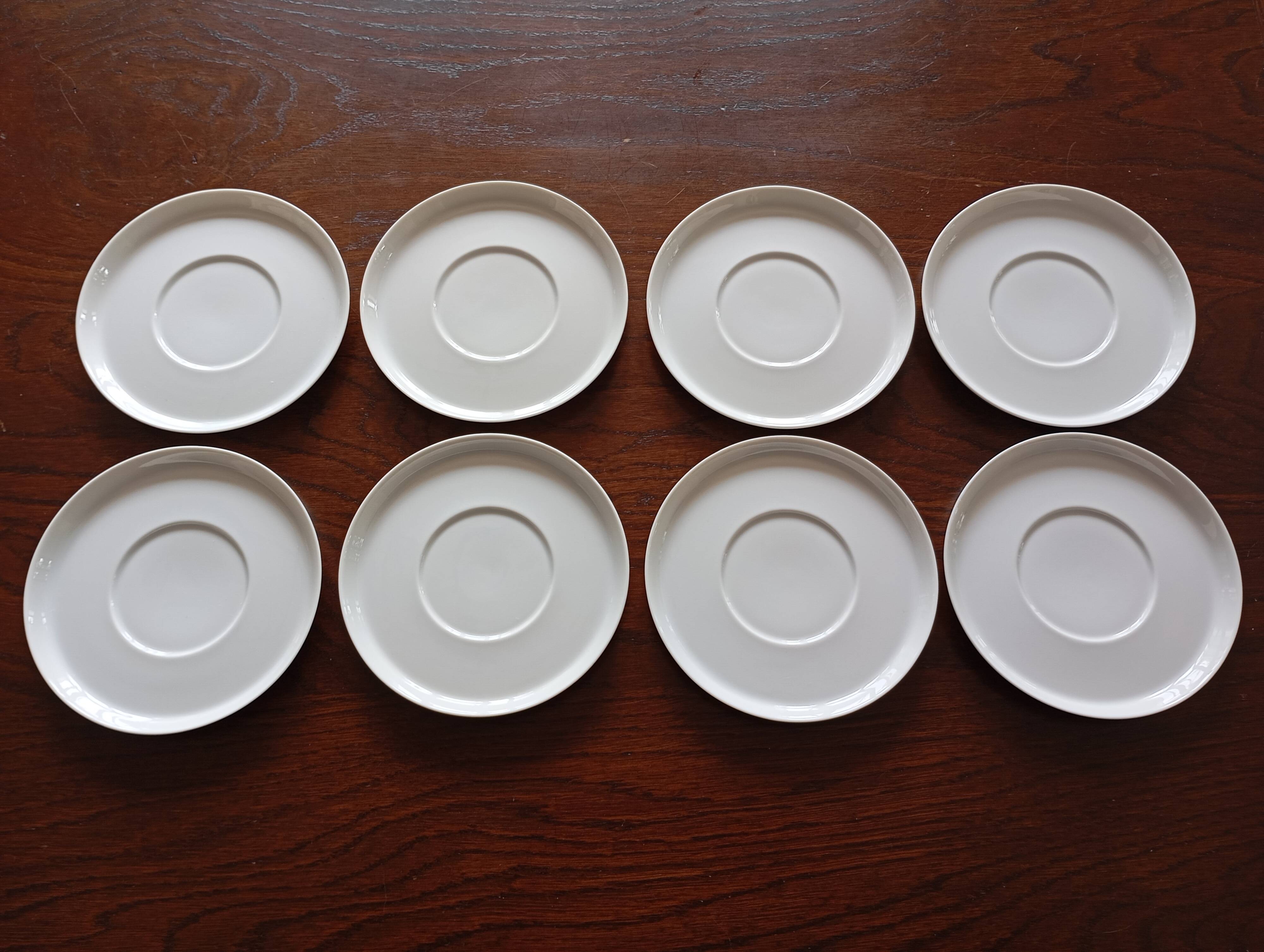 Service 8 cups "Rosette Taïga" Tapio Wirkkala & Ute Schröder for Rosenthal, ca 1970