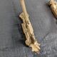 Pair of golden metal tiebacks