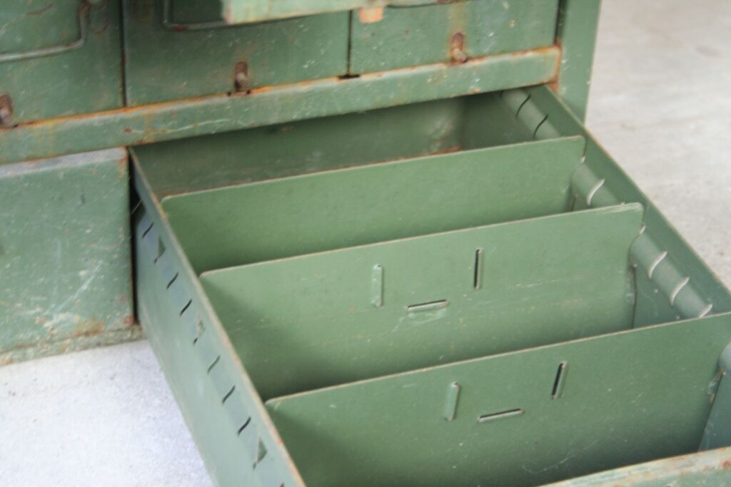 Furniture industrial metal business of army locker drawers 19 50