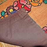 Carpet American made hooked hand 62x113cm - 1920