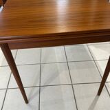 Vintage 1970s extendable Scandinavian teak table