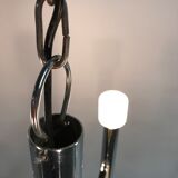 Maison Sciolari chrome chandelier, 1970