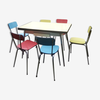 Formica table and chairs set