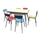 Formica table and chairs set