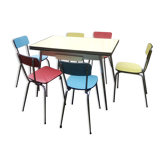 Formica table and chairs set