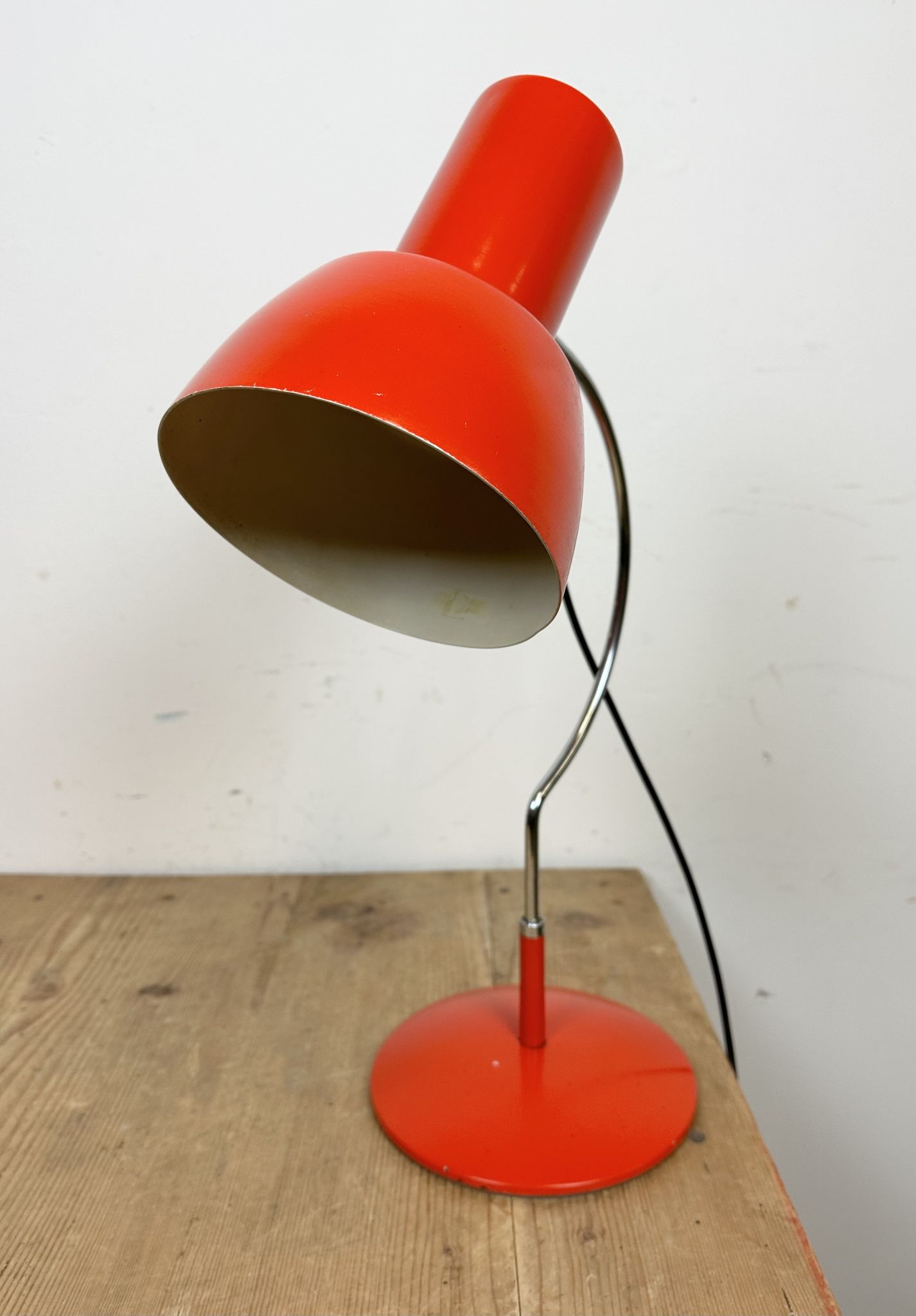 Red Table Lamp by Josef Hurka for Napako, 1960s