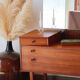 Vintage teak hairdresser Avalon – mid-century Scandinavian design