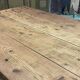 Table de ferme 19ème en sapin et châtaignier