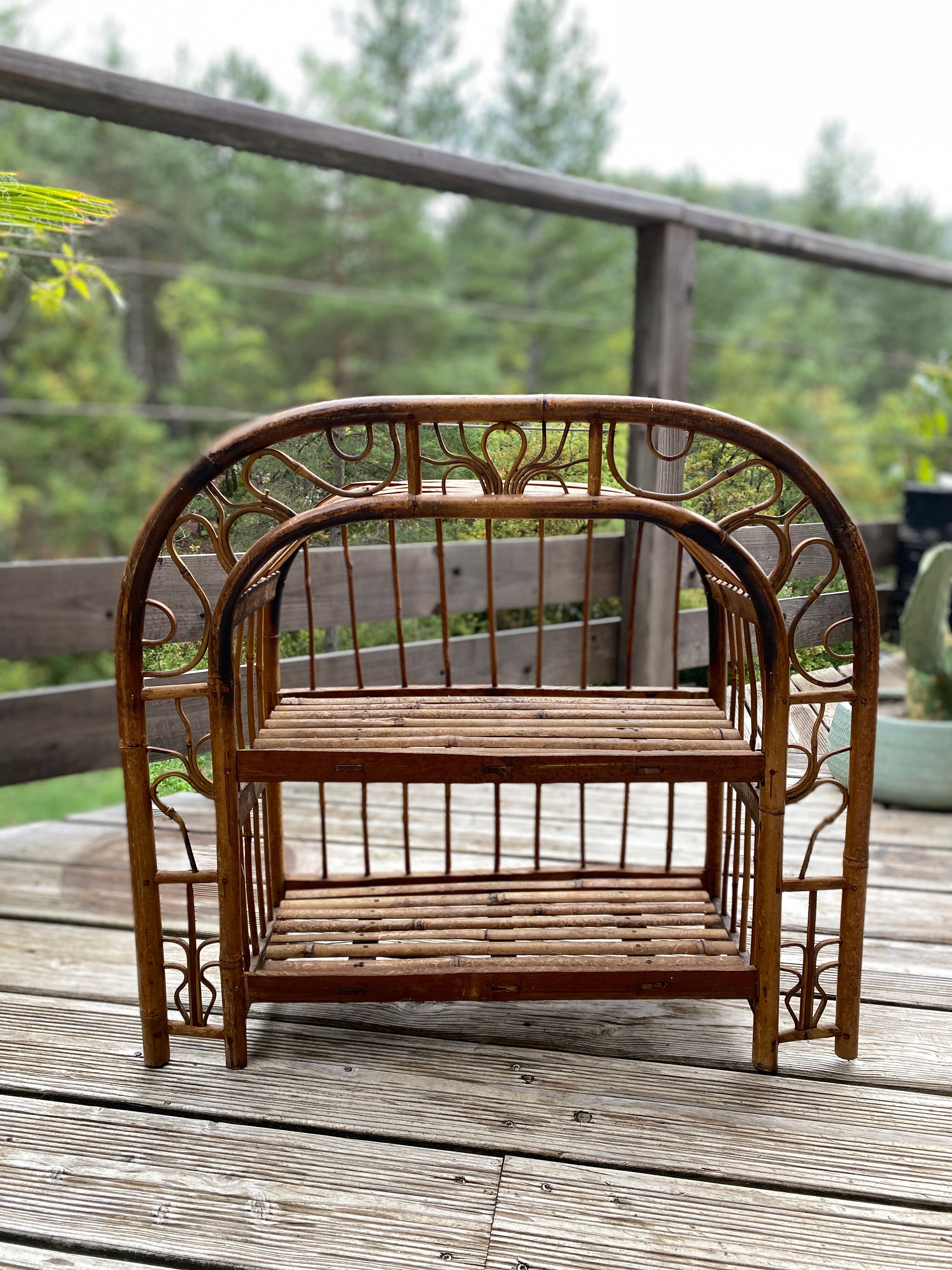 Bamboo shelf