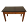 Table basse de ferme vintage - rénover plateau peint noir mat