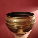 Brass pot cover