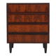 Commode en palissandre, design danois, années 1970, fabricant : Omann Jun