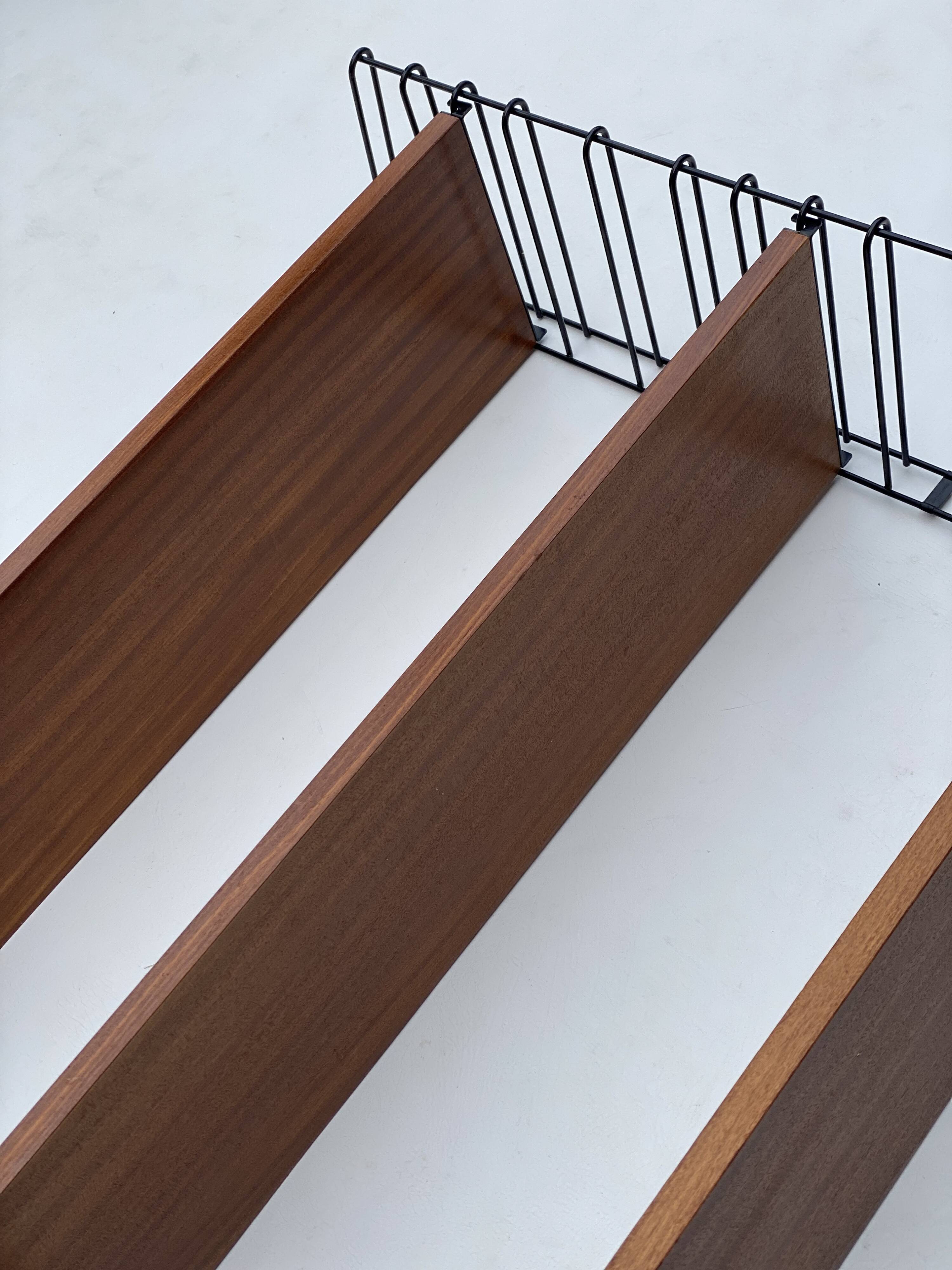 Vintage Teak Wall Shelves by Tomado