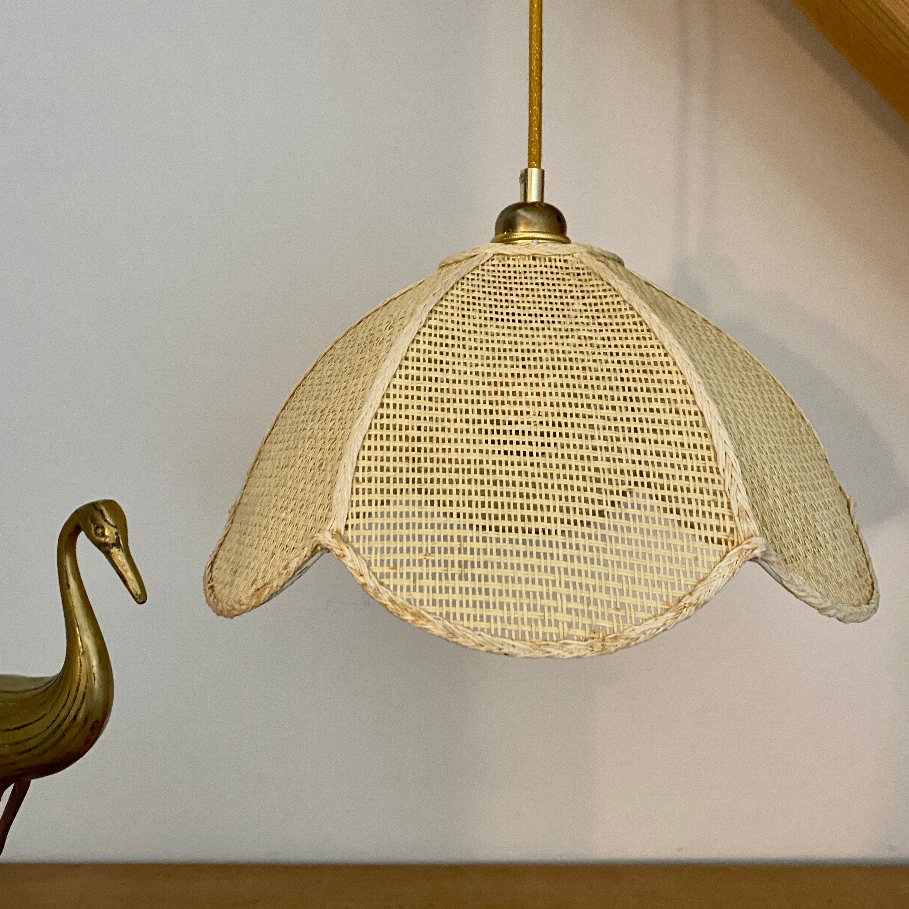 Vintage lampshade suspension