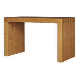 Vintage solid Pine Bench in the style of Ate van Apeldoorn, 1970s