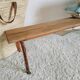 Banc ancien d'école maternelle métal et bois