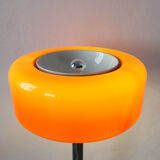 Floor Lamp Chrome and Orange, 1970's