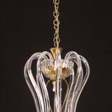 Lustre en verre de Murano attribué à Barovier e Toso, années 1950