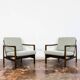 Mid Century Armchairs By Zenon Bączyk, 1960's, Set Of 2