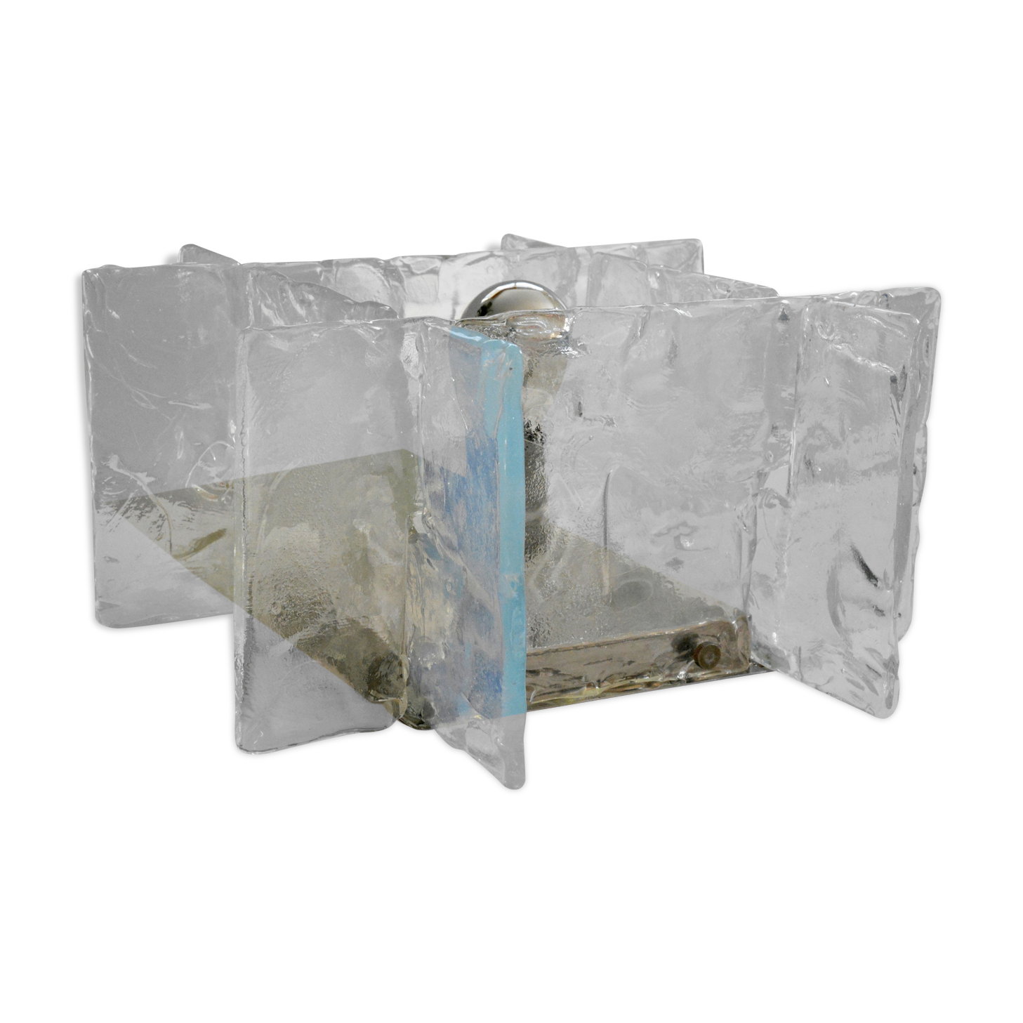 Illuminated glass sculpture by Carlo Nason 70s